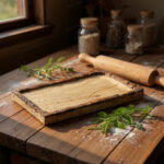 Mango Wood Platter Serving Tray – 15x9 Inch with Rustic Bakkal Chhal Finish