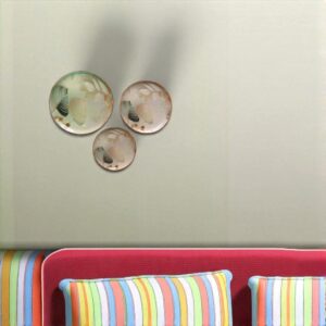 Woodino Premium Wooden Resin Art Wall Plates – Set of 3 | Decorative Vintage Collage Wall Hanging Plates