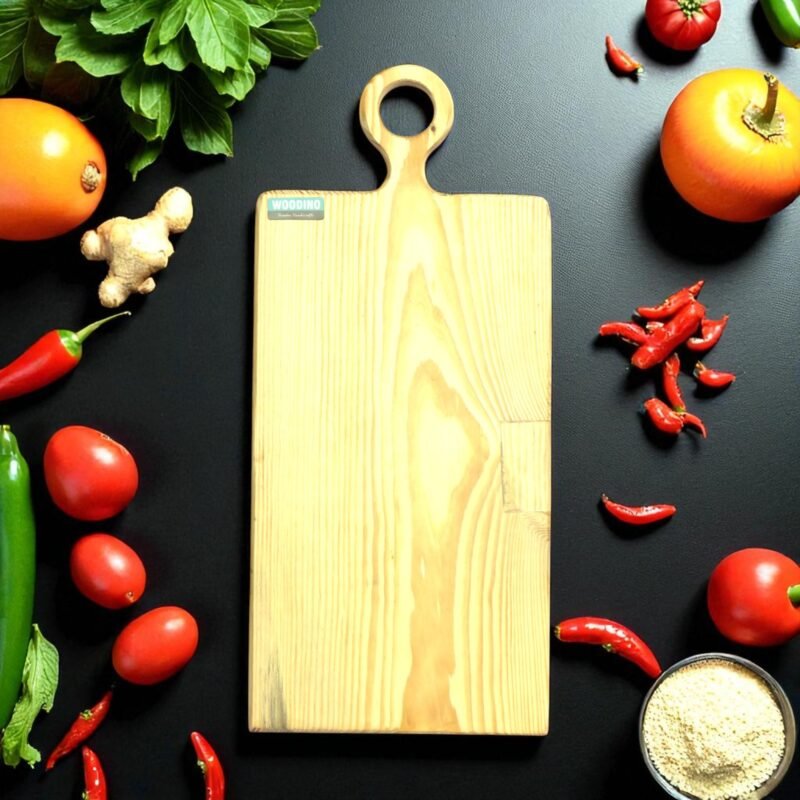 WPE709 (4)-Photoroom Woodino Wooden Chopping Board | Cutting & Serving Platter for Vegetables, Fruits & Cheese