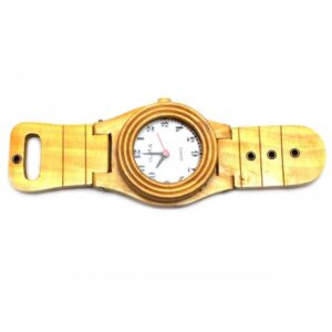 Woodino Wooden Wall Hanging Clock – Traditional Handcrafted Decorative Analog Wall Watch