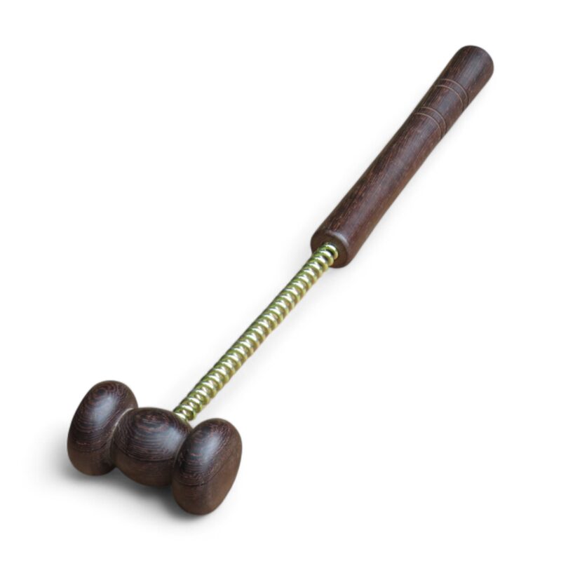 Woodino Woodino Long Handle Acupressure Massager – Wooden Body Smoother for Pain Relief & Relaxation