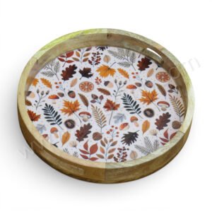 Woodino Autumn Meadow Resin Print Tray (12 Inch)