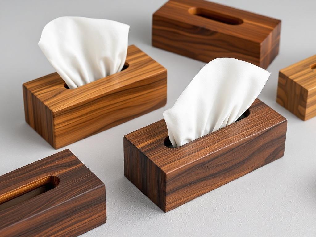 tissue box woodino wooden