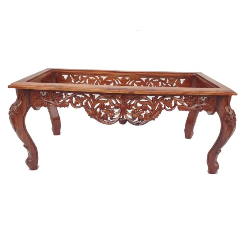 Woodino Handmade Wooden Teapoy Coffee Table RWC CTBL 10083