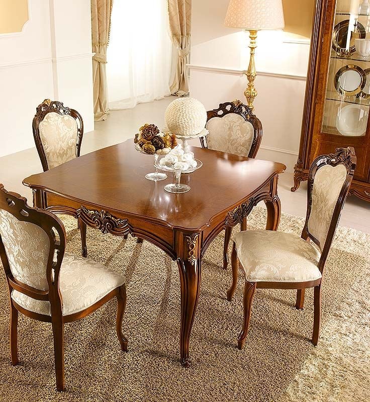 RWC-DT-1003-1.jpg Woodino Handcarved Wooden 4 Seater Dining Set RWC DT 1003
